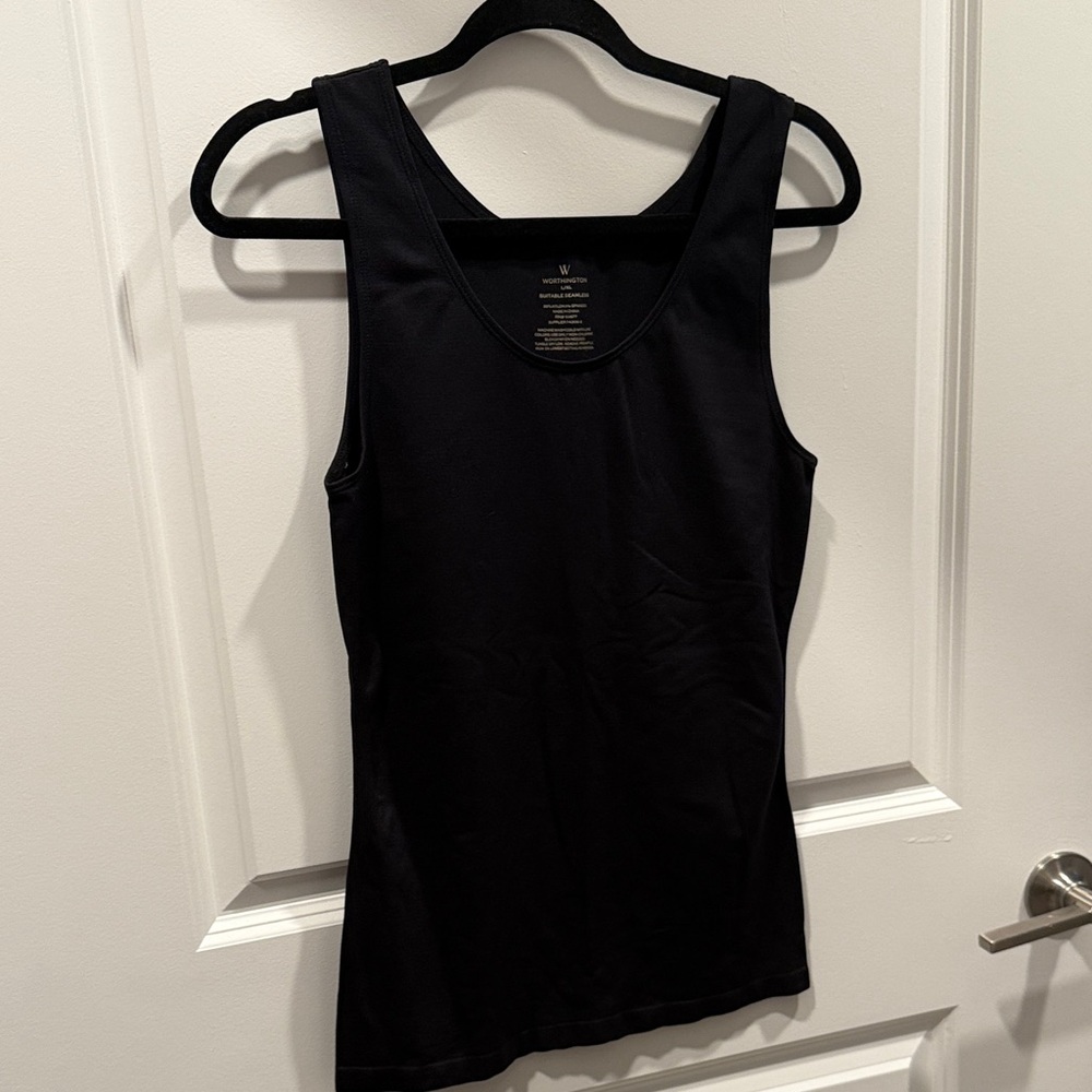 Worthington Classic Black Tank Top